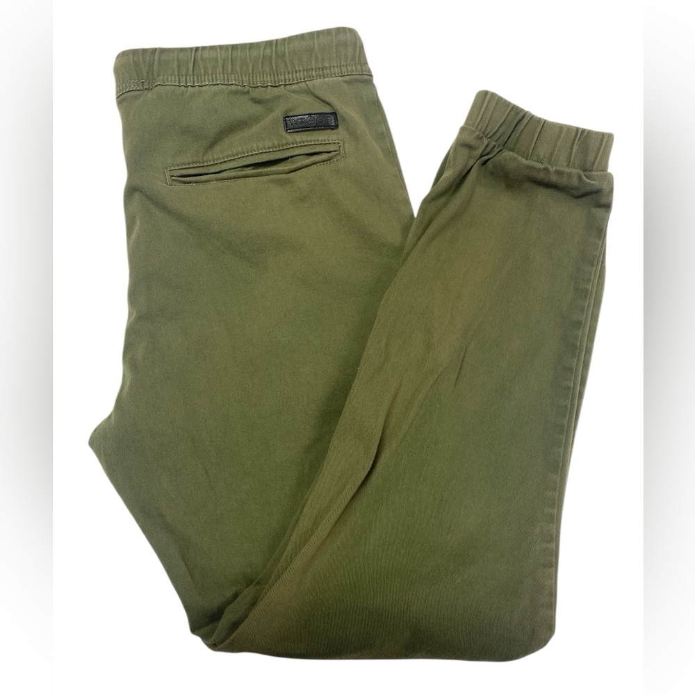 WT 02 Olive Green Casual Jogger Pants Women’s Medium - Picture 2 of 4